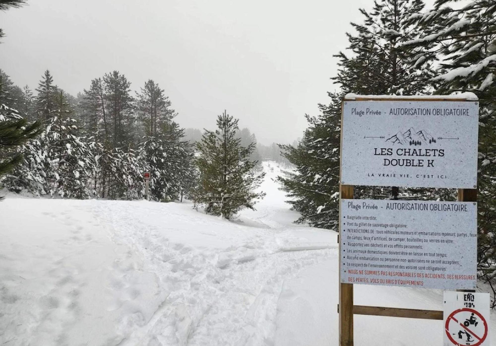 Les Chalets Double K # 3 Saint-Alexis-des-Monts Exterior photo